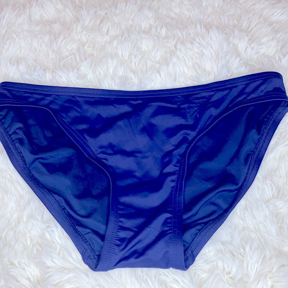 DKNY Swim Navy Blue Bikini Swim Bottoms Size X-Small